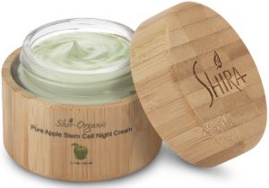 Shir-Organic Pure Apple Stem Cell Night Cream / Hyperpigmented, Combination & Mature Skin